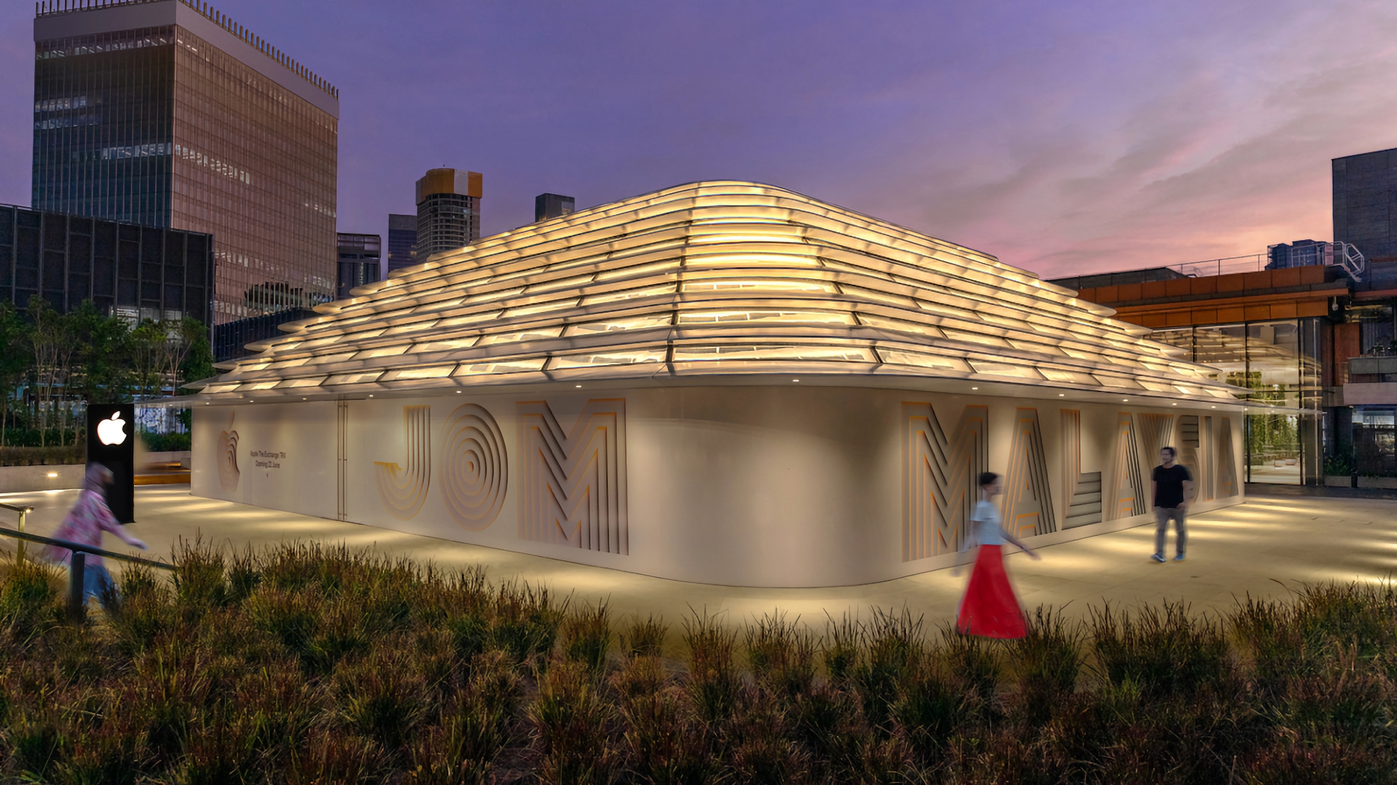 Der erste Apple Store mit einem einzigartigen stufenförmigen weißen Pyramidendesign wird bald in Malaysia eröffnet Der erste Apple Store mit einem einzigartigen stufenförmigen weißen Pyramidendesign wird bald in Malaysia eröffnet