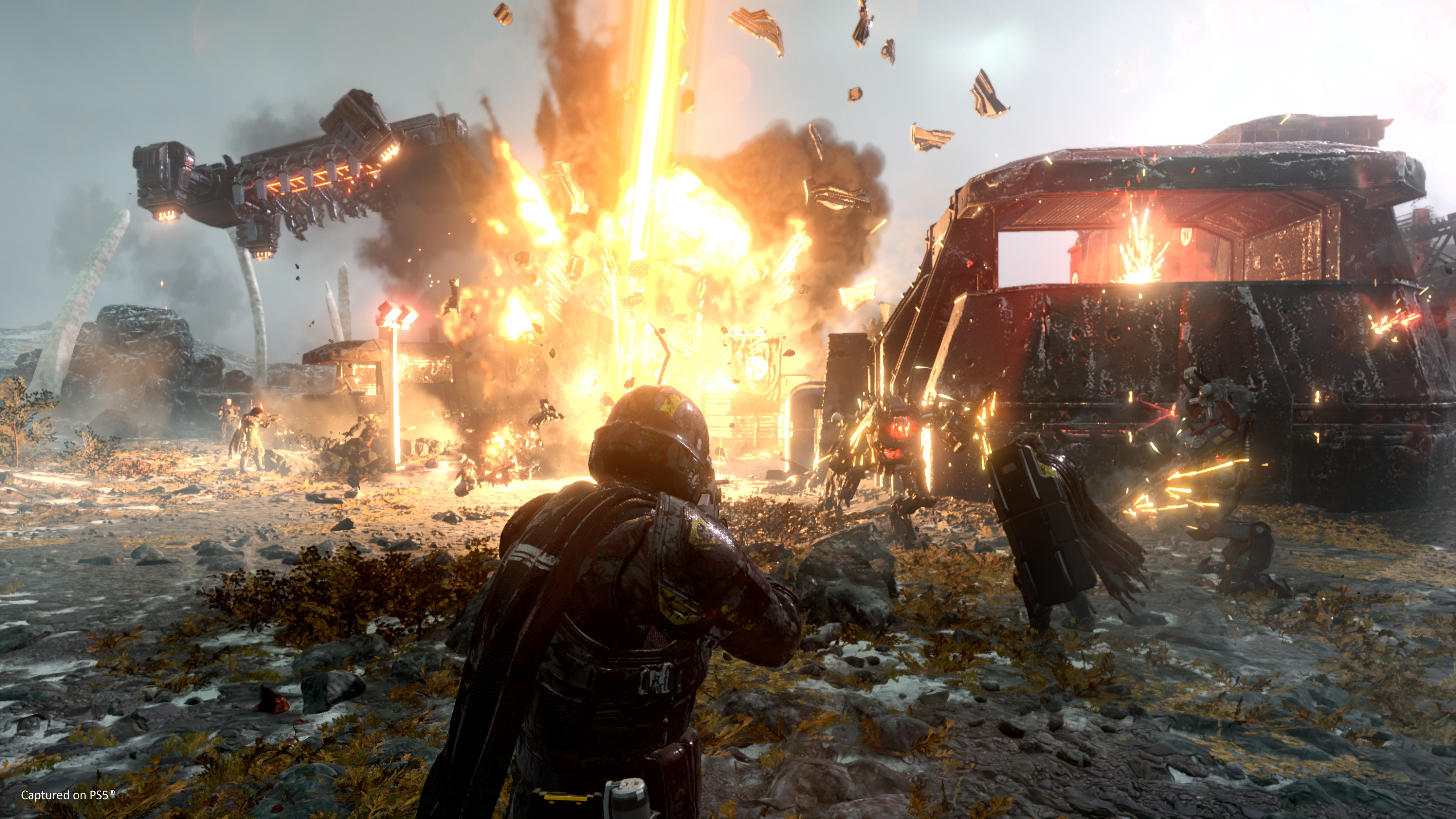 Beeindruckender Screenshot von Helldivers 2: Was er über das Spiel sagt Erster Blick auf Helldivers 2: Neuer Screenshot im Detail