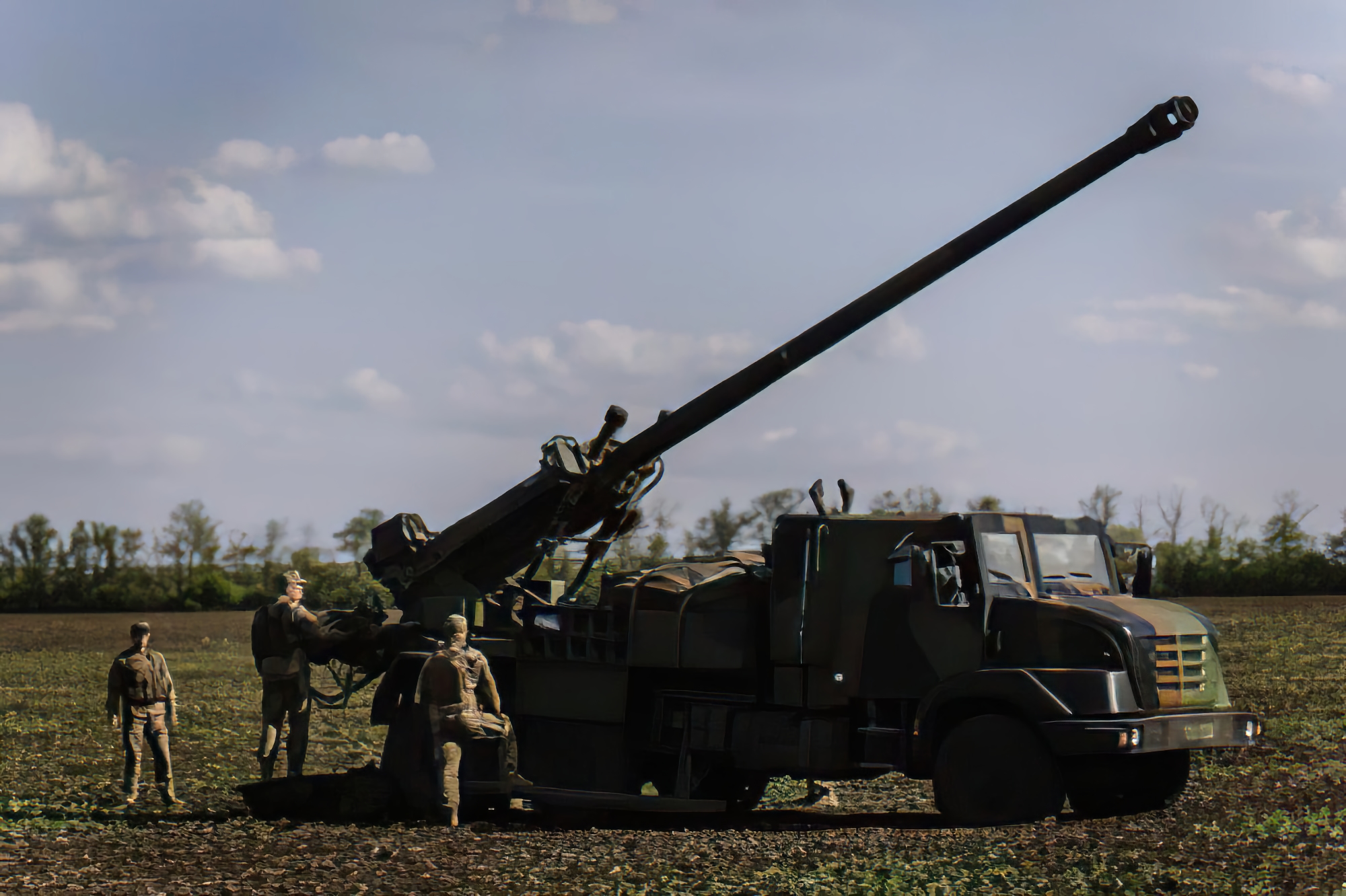 Der Oberbefehlshaber der Streitkräfte der Ukraine Valery Zaluzhny zeigte französische selbstfahrende Waffen CAESAR Der Oberbefehlshaber der Streitkräfte der Ukraine Valery Zaluzhny zeigte französische selbstfahrende Waffen CAESAR