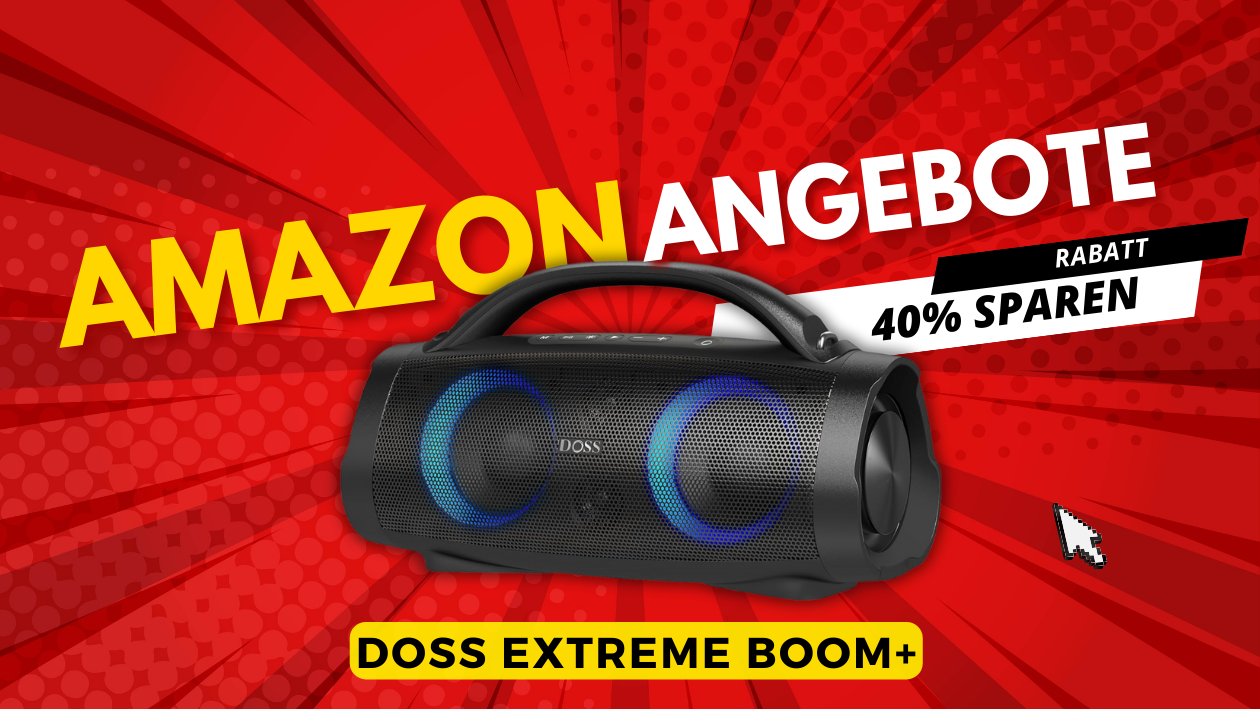 Jetzt zuschlagen: Spezialrabatte auf den bahnbrechenden DOSS Extreme Boom+! Exklusivangebot: Sichern Sie sich jetzt den DOSS Extreme Boom+ zum Sonderpreis!
