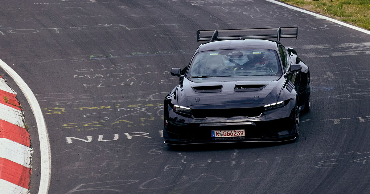 Exklusives Filmmaterial: Ford Mustang GTD testet seine Grenzen auf dem Nürburgring Ford Mustang GTD debütiert auf dem Nürburgring: Details und Eindrücke
