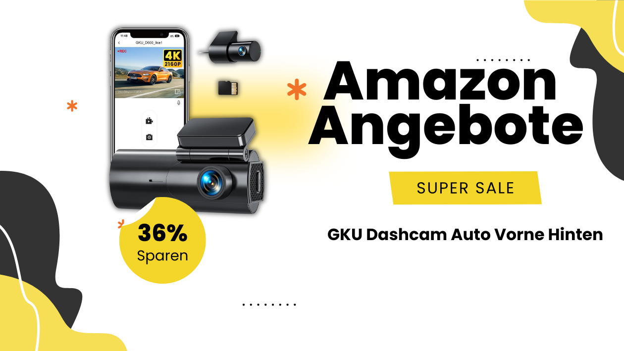 Jetzt sparen: Attraktive Rabatte auf die neuesten GKU Dashcams Schnäppchenjäger aufgepasst: Rabatte auf GKU-Dashcams!
