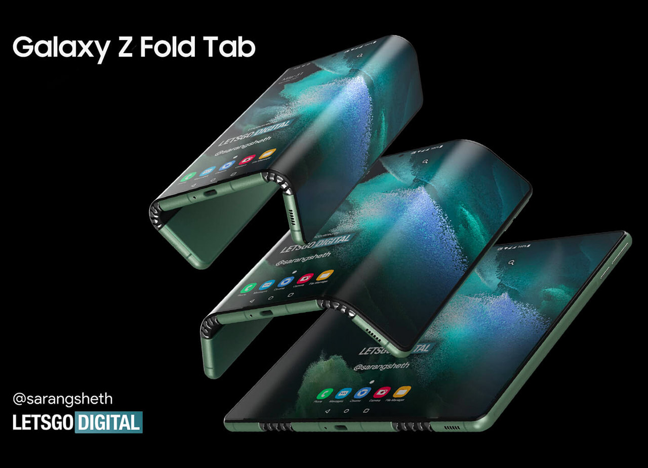 Samsung hat die Entwicklung eines faltbaren Tablets bestätigt Samsung hat die Entwicklung eines faltbaren Tablets bestätigt