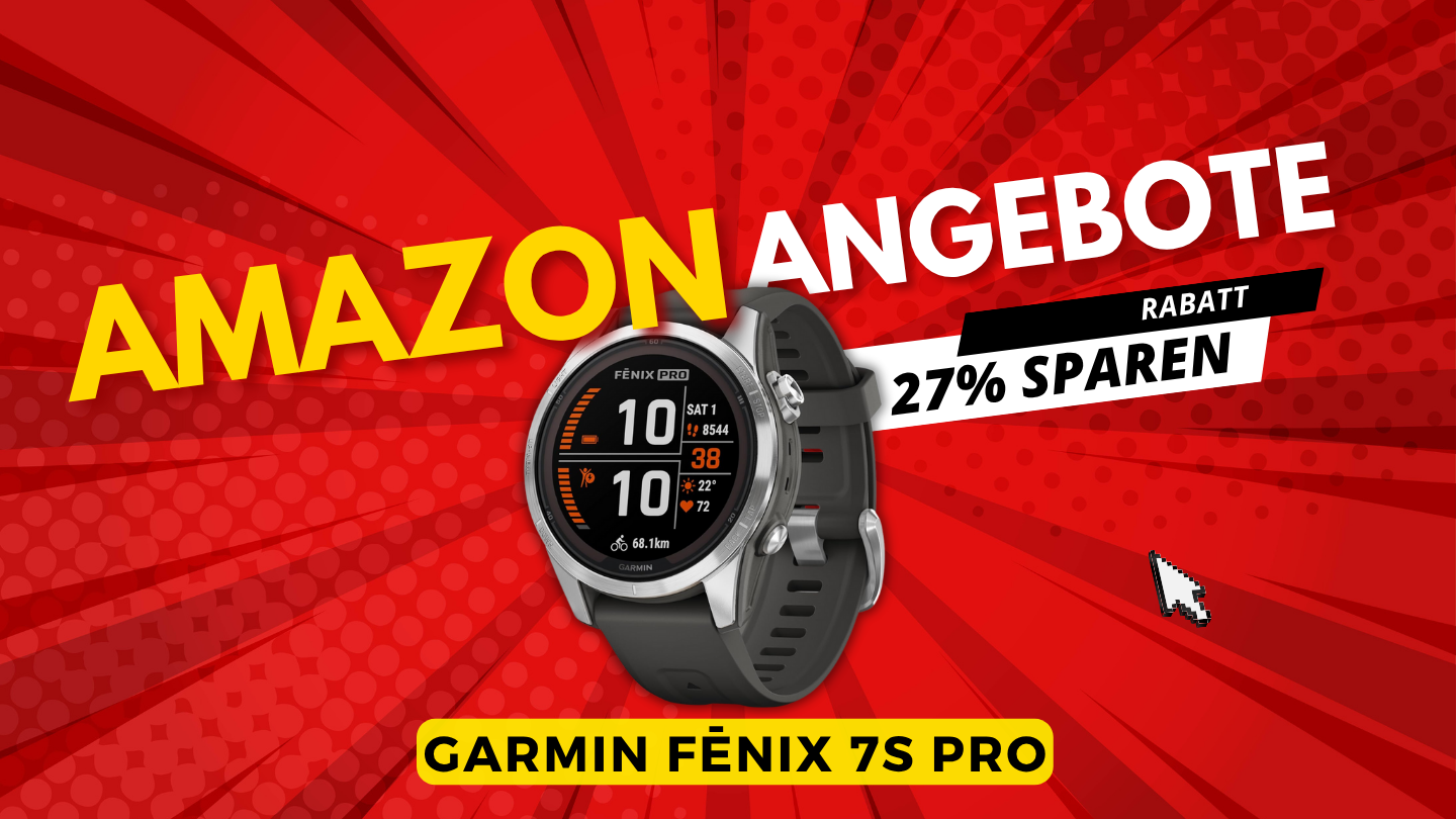 Garmin fēnix 7S Pro Solar – Sparen Sie 200€ mit 27% Rabatt! Garmin fēnix 7S Pro Solar – Sparen Sie 200€ mit 27% Rabatt!