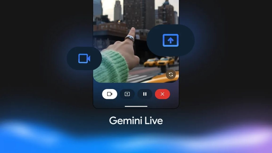 Gemini Live-Updates: klareres Video und neue Android-Oberfläche