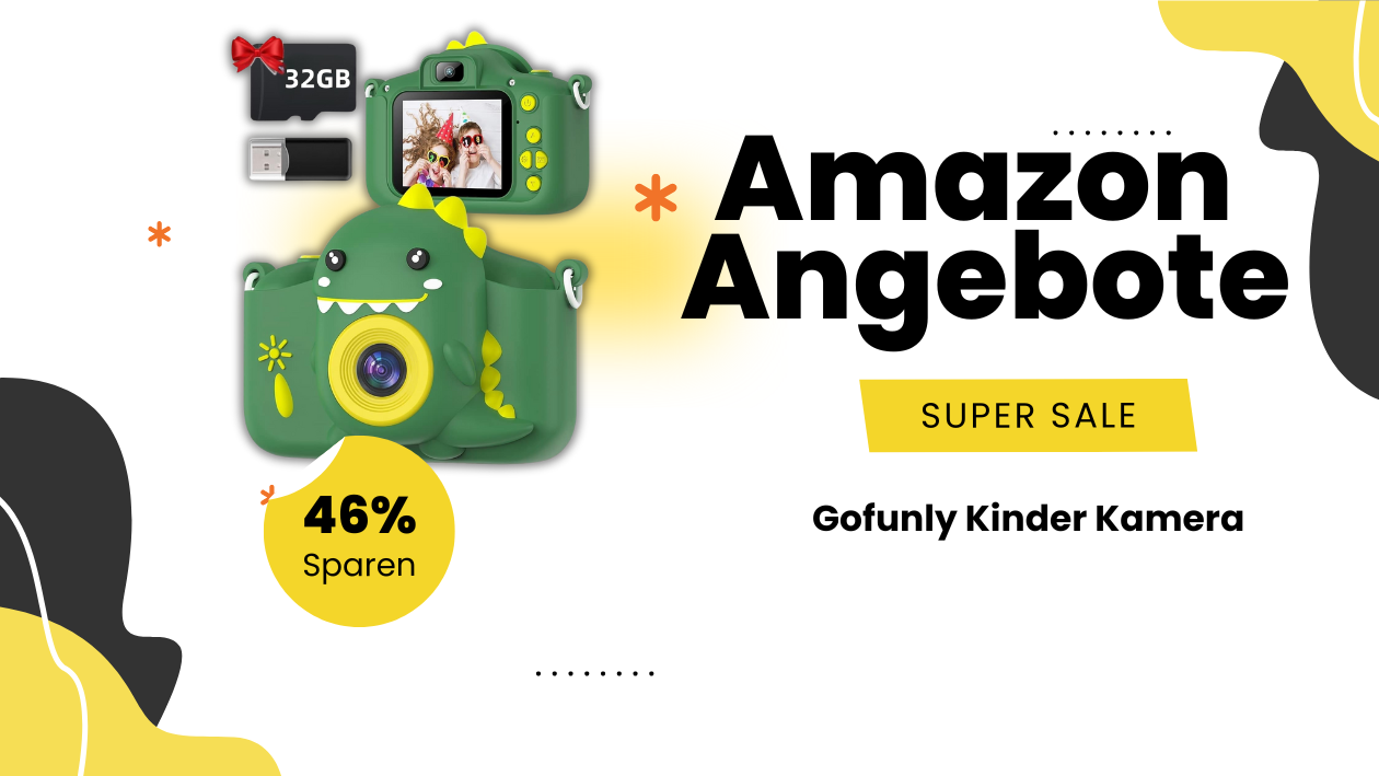 Neues Angebot: Gofunly Kinder Digitalkamera zu Sonderpreisen! Sichern Sie sich jetzt den Rabatt auf die Gofunly Kinder Digitalkamera!