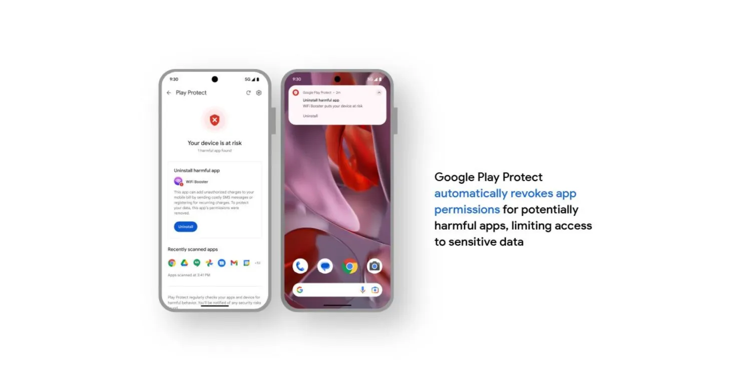 Play Protect ist immer aktiv: Google erhöht das Niveau des Anrufschutzes Google verschärft seine Schutzmaßnahmen: Play Protect ist jetzt immer auf der Suche nach Sicherheit bei Anrufen