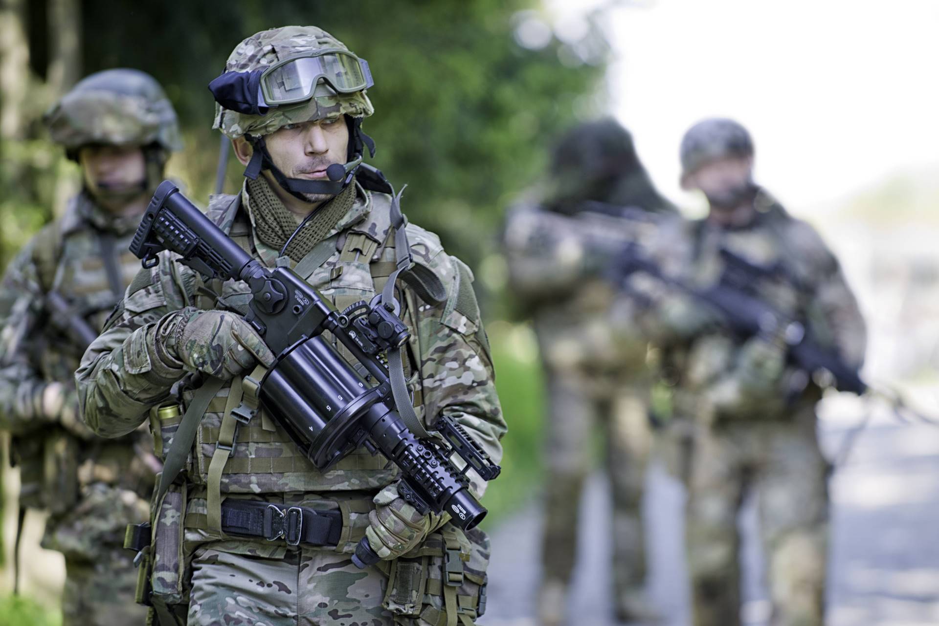 Die Streitkräfte der Ukraine verwenden an der Front polnische RGP-40-Granatwerfer im Kaliber 40 × 46 mm Die Streitkräfte der Ukraine verwenden an der Front polnische RGP-40-Granatwerfer im Kaliber 40 × 46 mm