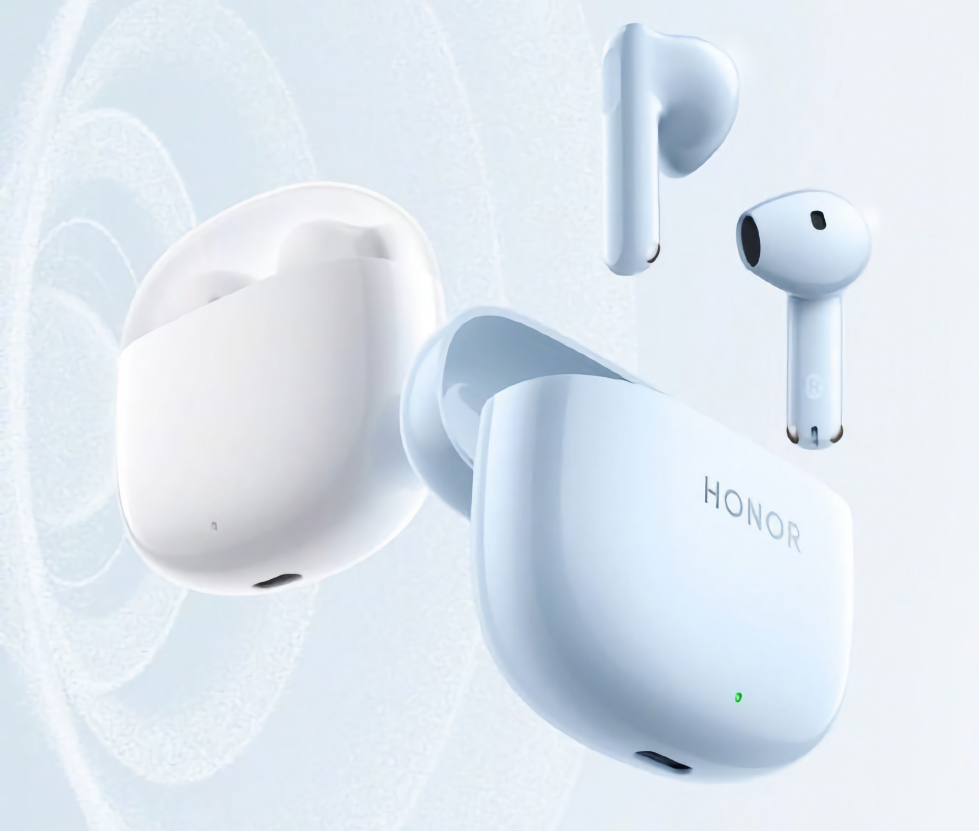 Honor hat Earbuds A mit 10-mm-Treibern, bis zu 40 Stunden Akkulaufzeit, IP54-Schutz und Bluetooth 5.3 für 27 $ vorgestellt Honor hat Earbuds A mit 10-mm-Treibern, bis zu 40 Stunden Akkulaufzeit, IP54-Schutz und Bluetooth 5.3 für 27 $ vorgestellt