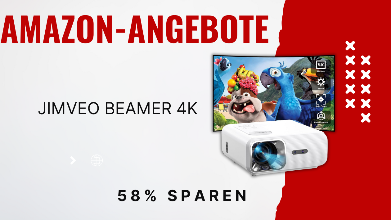 Filmabende neu definiert: Ein Blick auf den preisreduzierten Jimveo 4K Beamer Scharfe Deals: Wie Jimveo's neuer 4K Beamer den Markt erobert