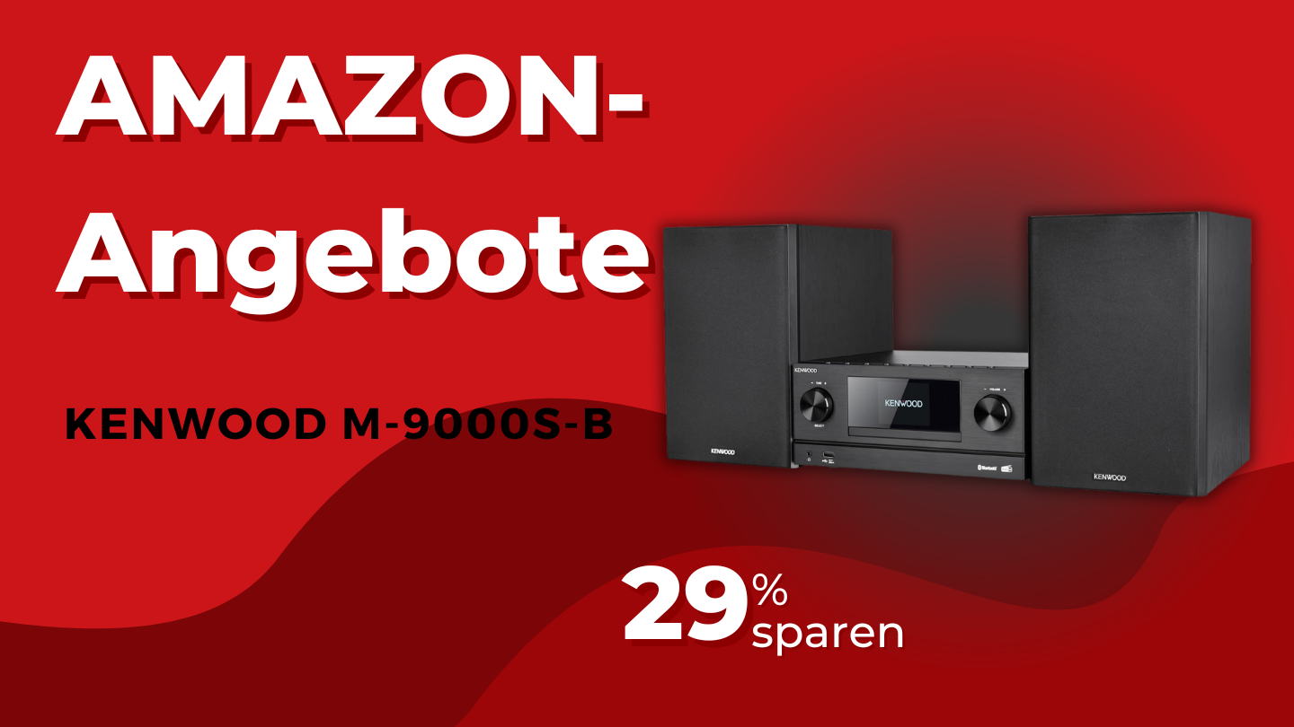 Kenwood M-9000S-B Stereoanlage – Jetzt 87€ sparen! Kenwood M-9000S-B Stereoanlage – Jetzt 87€ sparen!
