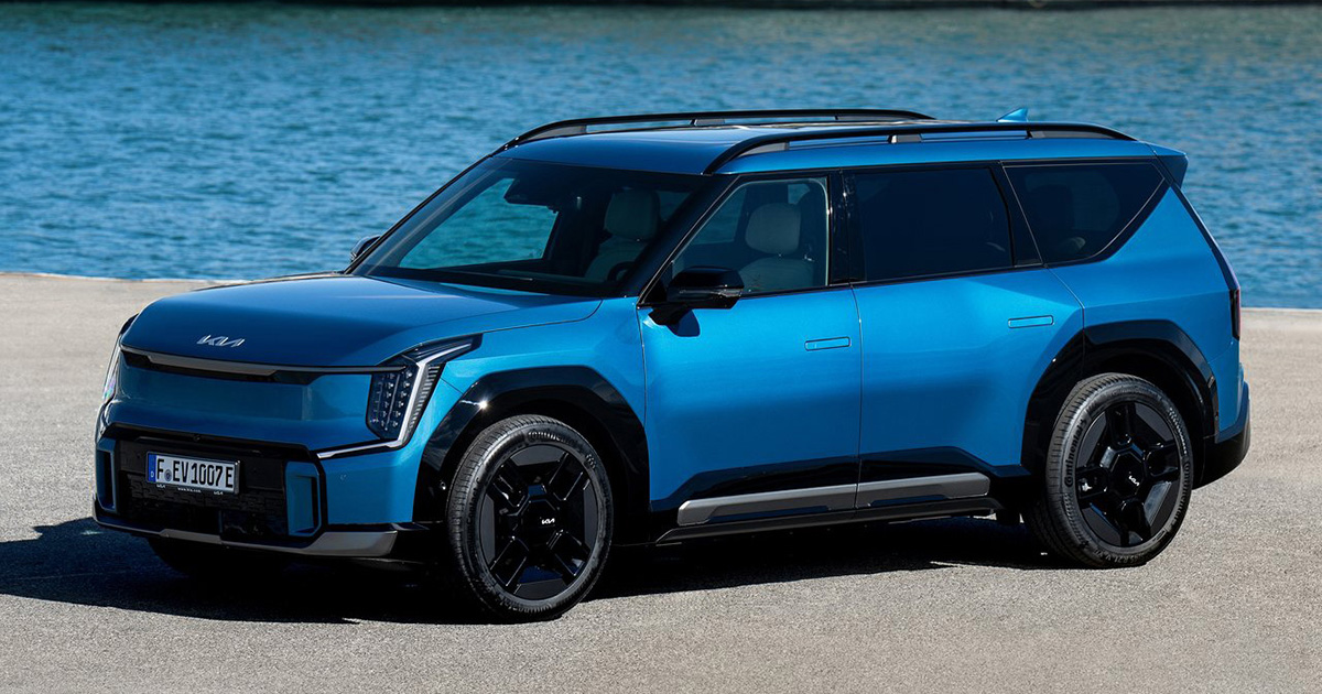 Kia legt mit dem brandneuen Elektro-SUV EV9 nach Kia EV9 enthüllt: Eine neue Ära von Elektro-SUVs