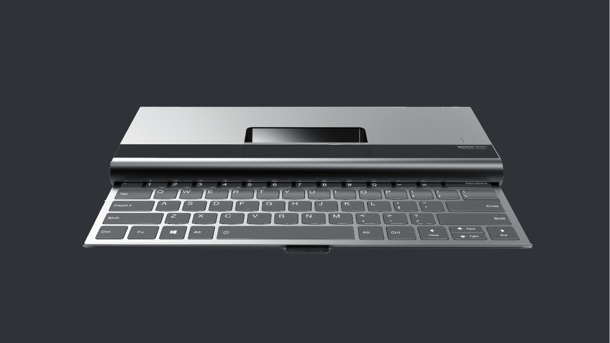 Lenovo zeigte den Laptop der Zukunft MOZI - überhaupt kein Bildschirm und mit einer verschiebbaren Tastatur Lenovo zeigte den Laptop der Zukunft MOZI - überhaupt kein Bildschirm und mit einer verschiebbaren Tastatur