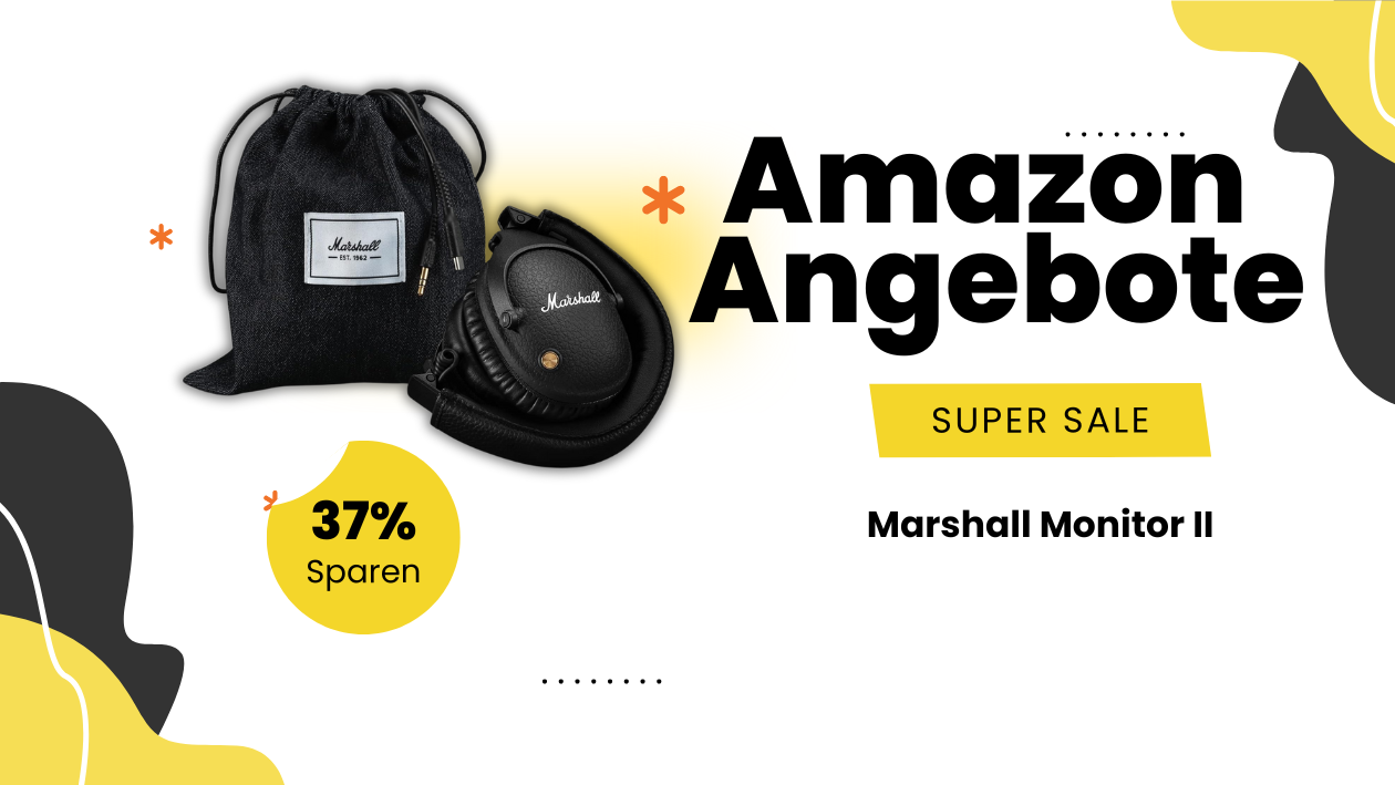 Das perfekte Sound-Erlebnis: Marshall Monitor II jetzt reduziert Schnapp dir den Sound: Rabatte auf Marshall Monitor II