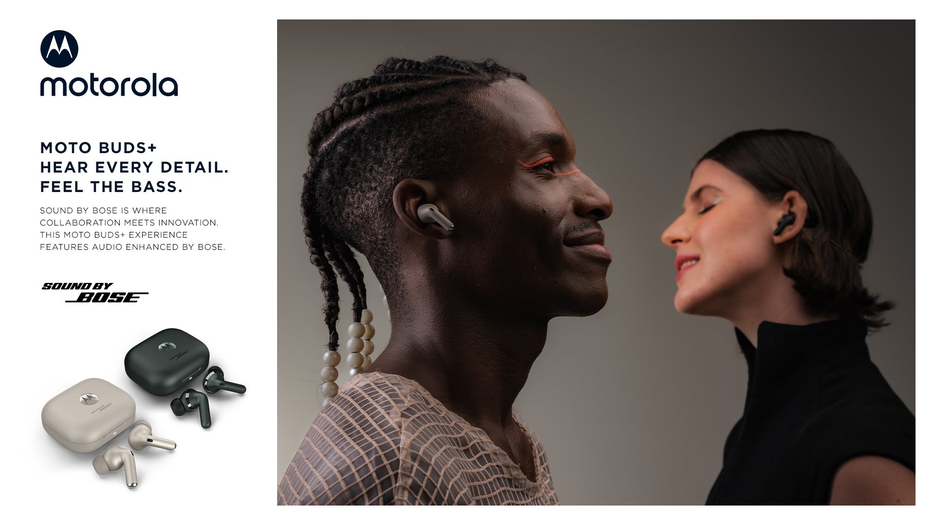 Moto Buds+: ANC, Bose-Sound und bis zu 38 Stunden Akkulaufzeit für 150 €