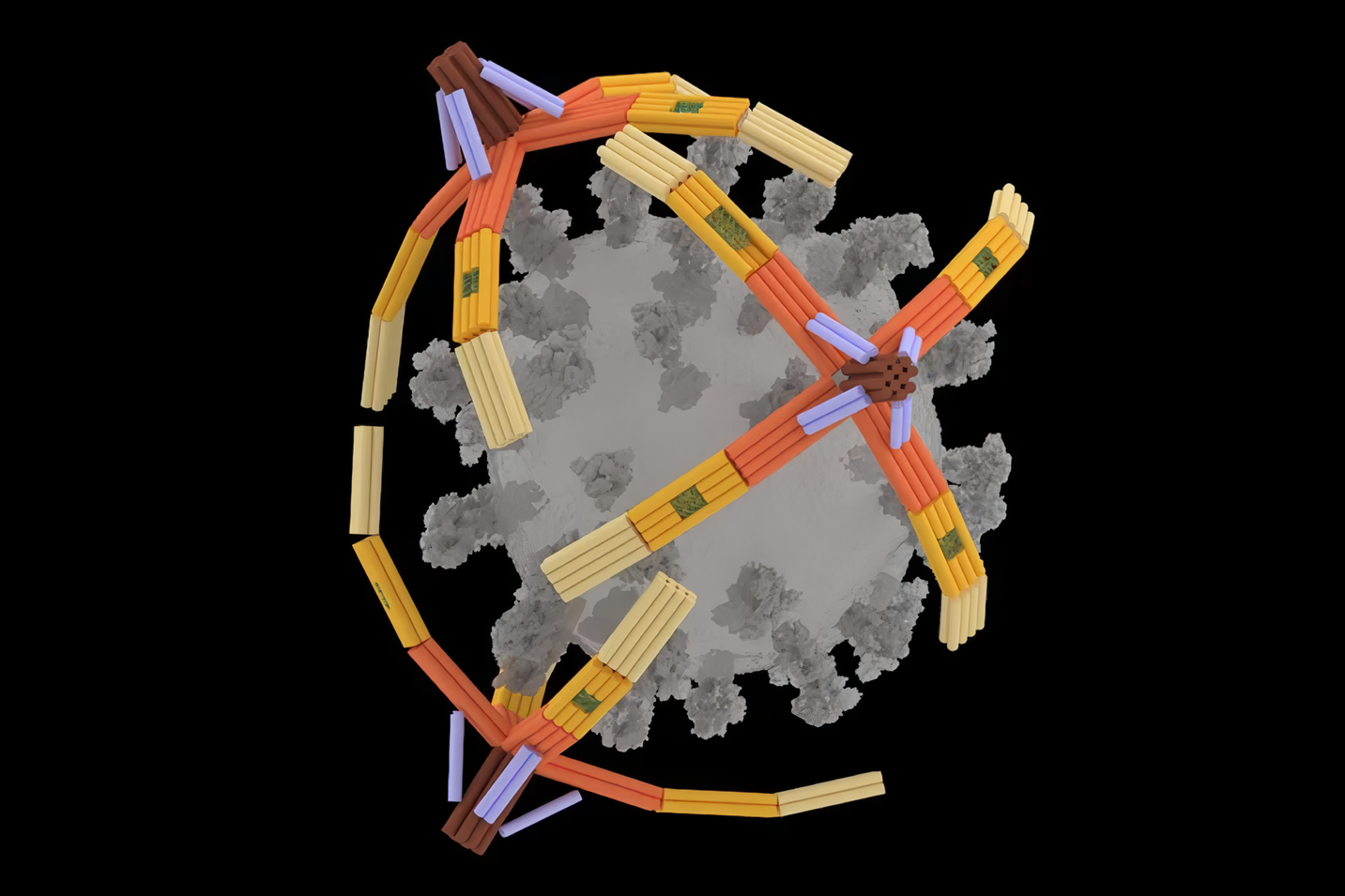 Im Epizentrum des Kampfes: neue Visualisierung der Leistung des NanoGrippers gegen COVID-19 An der Spitze der Wissenschaft: NanoGripper gegen COVID-19