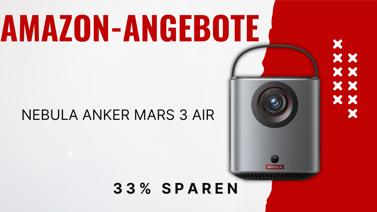 Nebula Anker Mars 3 Air Projektor – 200€ Ersparnis bei 33% Rabatt! Nebula Anker Mars 3 Air Projektor – 200€ Ersparnis bei 33% Rabatt!