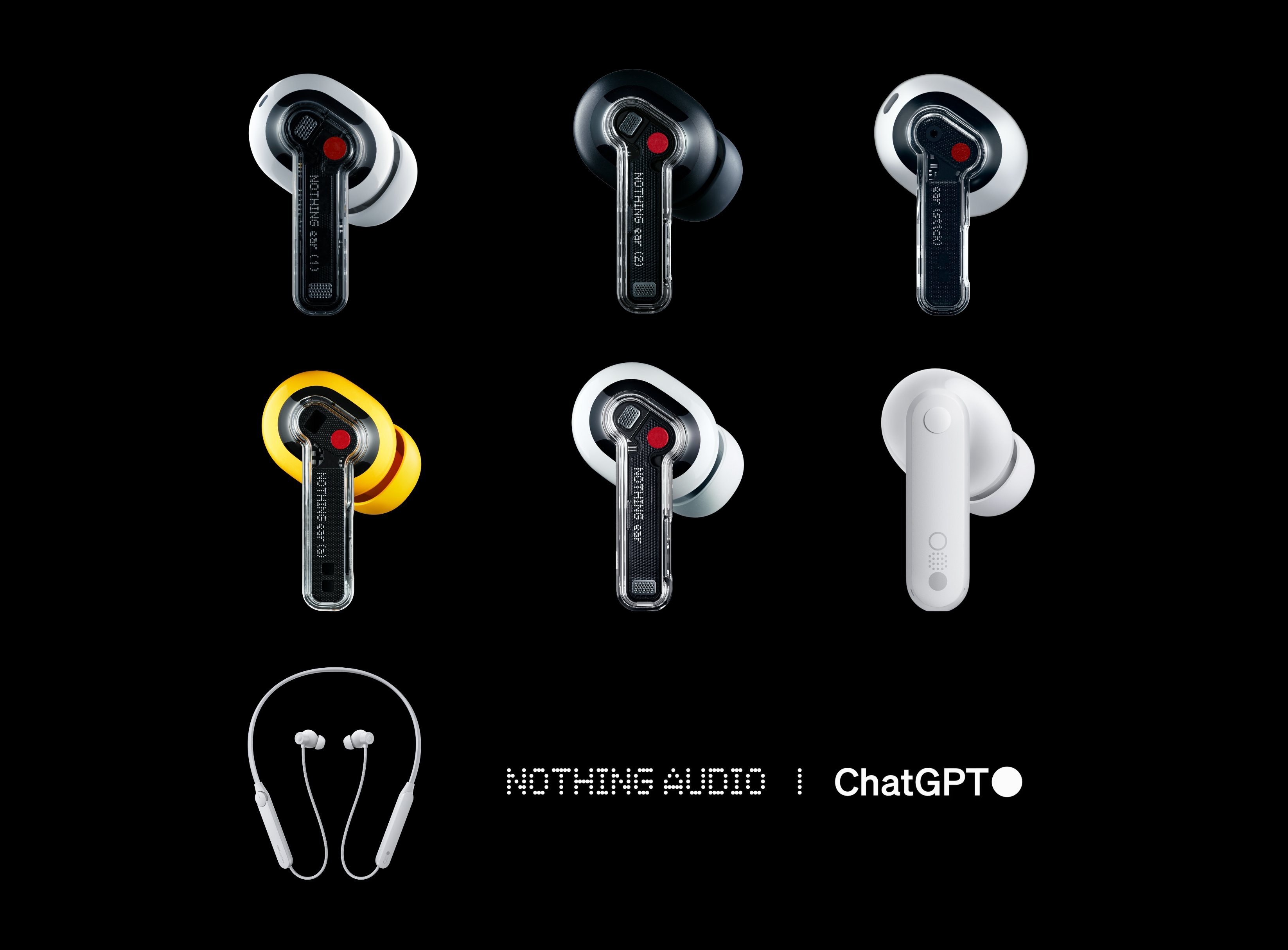 Ear (1), Ear (Stick), Ear (2), CMF Buds, CMF Neckband Pro und CMF Buds Pro: Die gesamte Palette der Audioprodukte von Nothing erhält eine ChatGPT-Integration Ear (1), Ear (Stick), Ear (2), CMF Buds, CMF Neckband Pro und CMF Buds Pro: Die gesamte Palette der Audioprodukte von Nothing erhält eine ChatGPT-Integration