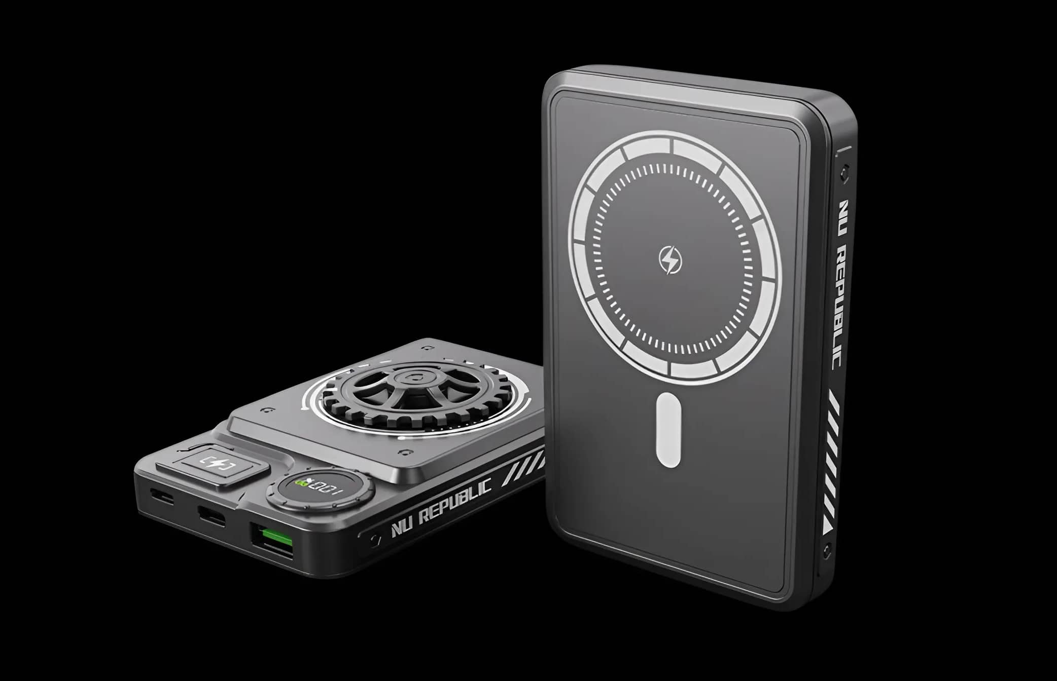 Nu Republic Cybotron Spin: eine ungewöhnliche PowerBank mit einem Spinner zum manuellen Aufladen Nu Republic Cybotron Spin: eine ungewöhnliche PowerBank mit einem Spinner zum manuellen Aufladen