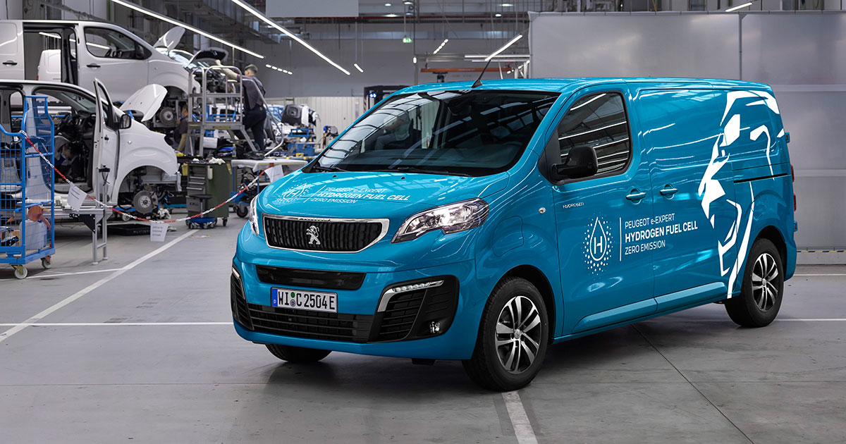 Das Zeitalter des Wasserstoffs: Vorstellung des e-Expert Hydrogen von Peugeot e-Expert Hydrogen: Lernen Sie den ersten Produktions-Wasserstoff-Van von Peugeot kennen