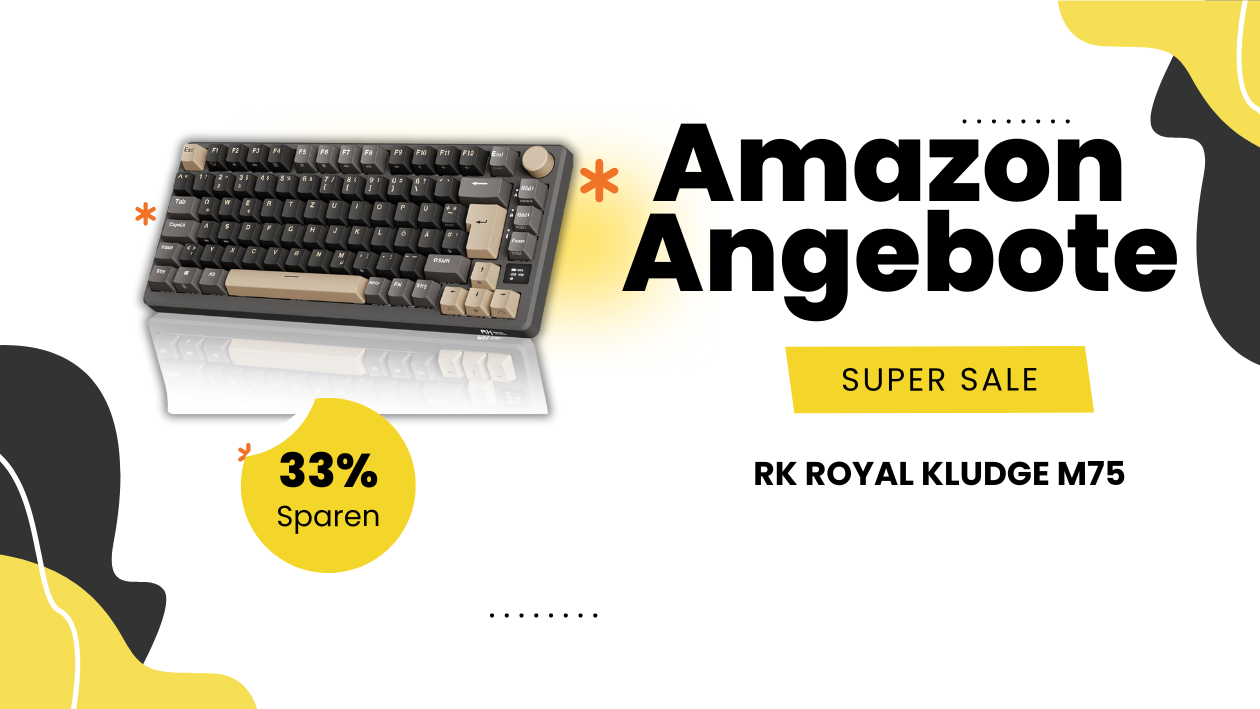 Jetzt sparen: Exklusive Rabatte auf RK ROYAL KLUDGE M75 enthüllt! Sonderangebot: RK ROYAL KLUDGE M75 jetzt zu reduzierten Preisen!