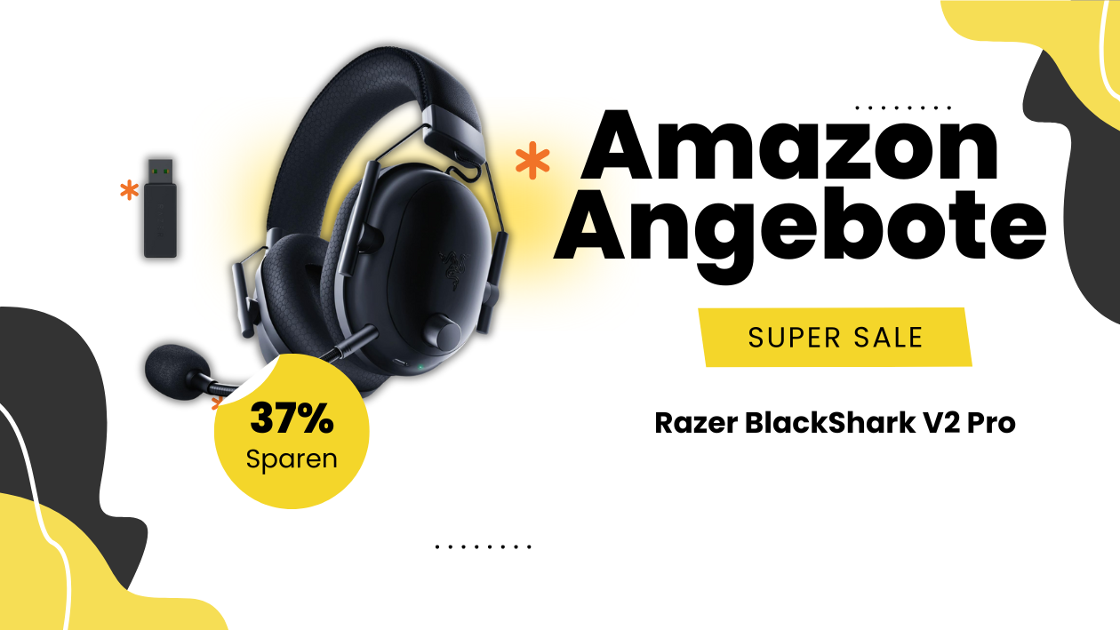 Neues Angebot für Gamer: Rabatte auf das Razer BlackShark V2 Pro Schnapp dir den Deal: Razer BlackShark V2 Pro jetzt im Sonderangebot!