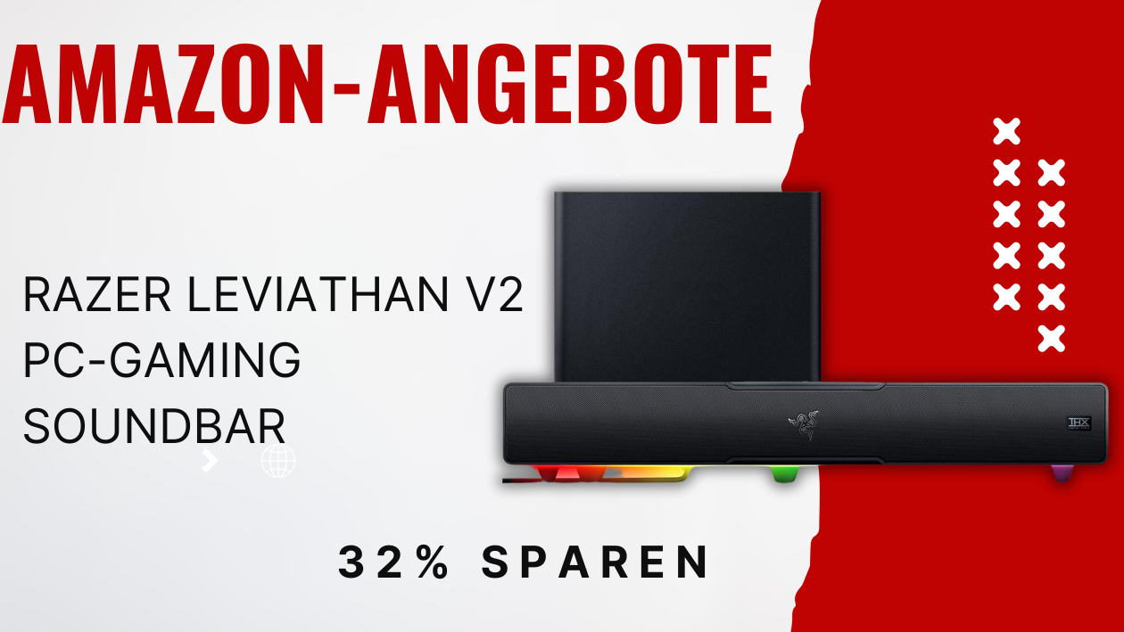 Audio-Innovation zum Greifen nah – Der Razer Leviathan V2 im Angebot! Entdecke den Klangnebel: Razer Leviathan V2 jetzt im Rabatt!