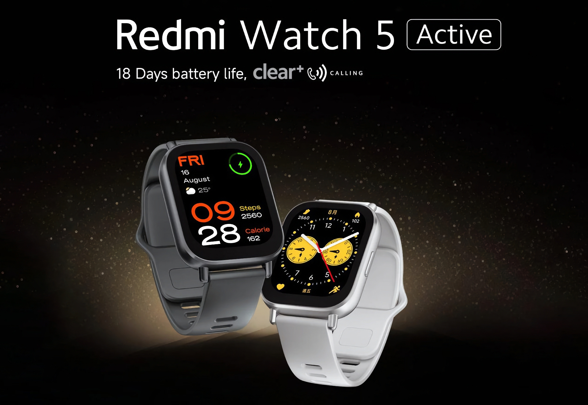 Redmi Watch 5 Active: 2-Zoll-Display, bis zu 18 Tage Akkulaufzeit und HyperOS an Bord für $33 Redmi Watch 5 Active: 2-Zoll-Display, bis zu 18 Tage Akkulaufzeit und HyperOS an Bord für $33