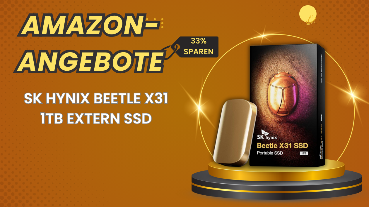 Jetzt sparen beim Kauf des SK Hynix Beetle X31: Was das neue Teaser-Banner verrät SK Hynix lanciert den neuen Beetle X31: Alles, was Sie über die Rabattaktion wissen müssen
