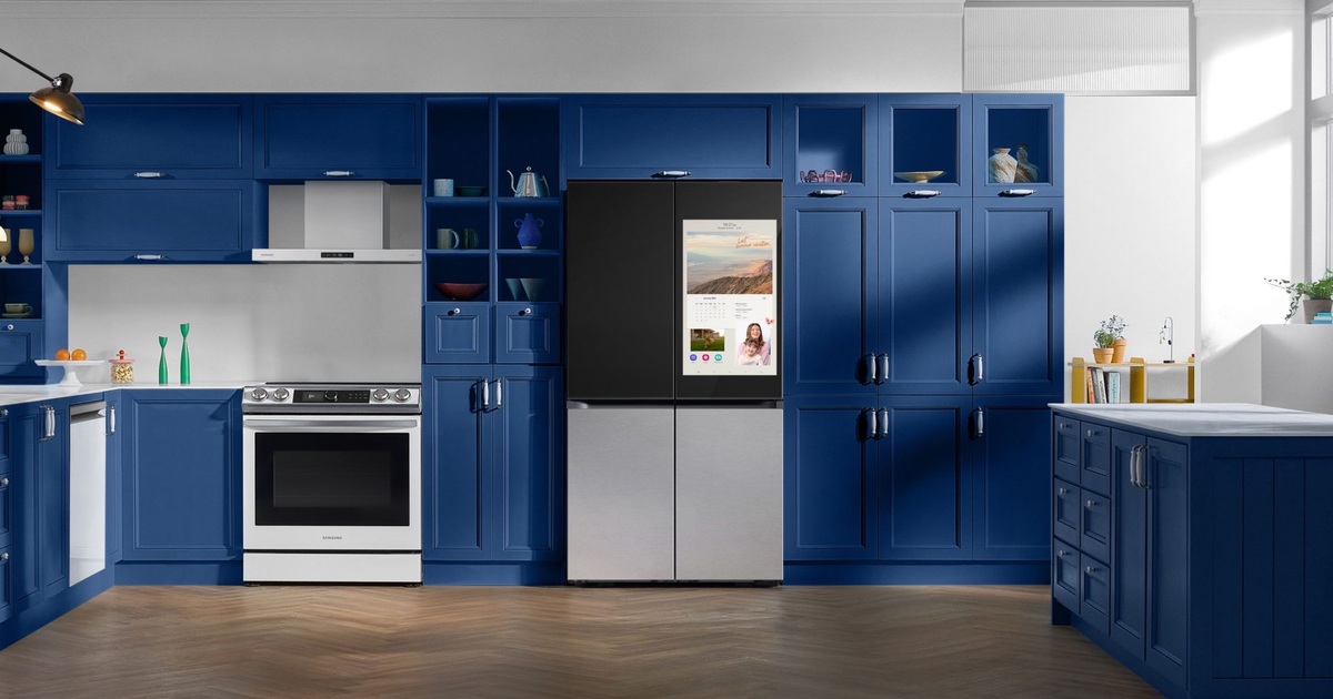 Samsung-Kühlschränke mit künstlicher Intelligenz öffnen automatisch die Tür Samsung-Kühlschränke mit künstlicher Intelligenz öffnen automatisch die Tür