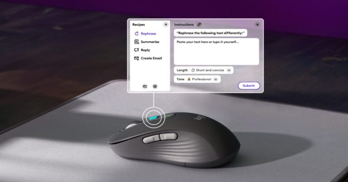 Eine neue Art der Interaktion: Logitech führt ChatGPT für seine Mäuse und Tastaturen ein Eine neue Art der Interaktion: Logitech führt ChatGPT für seine Mäuse und Tastaturen ein