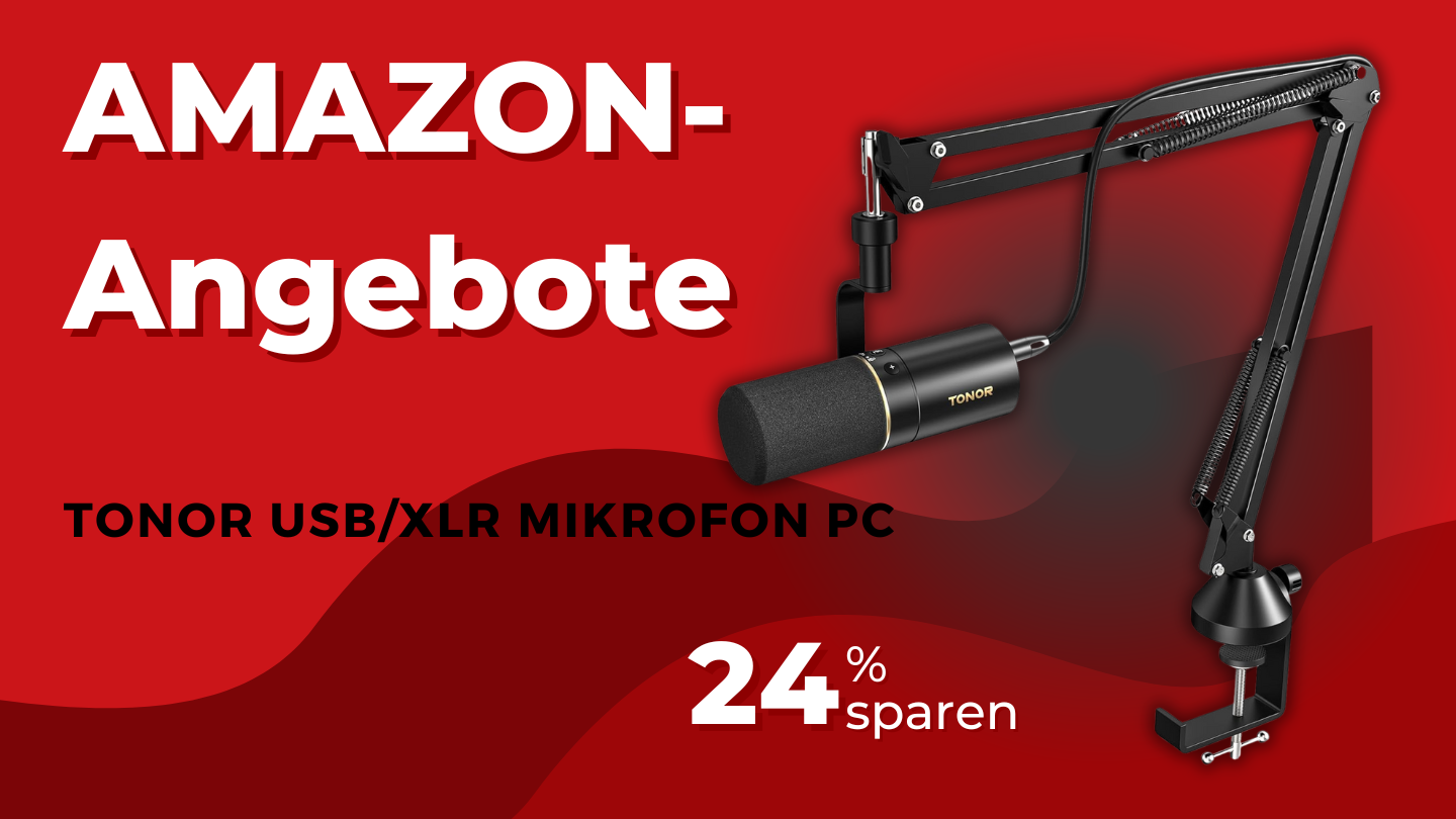 TONOR USB/XLR Mikrofon TD510+ – Professioneller Sound mit 24% Preisvorteil!