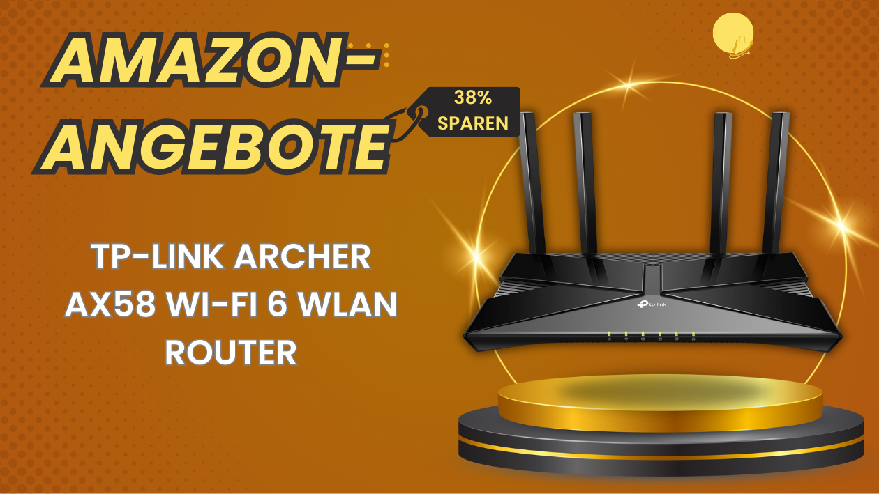 Gamer aufgepasst: Holt euch den TP-Link Archer AX58 zum reduzierten Preis Spare jetzt auf den TP-Link Archer AX58! Dein Upgrade für besseres WiFi