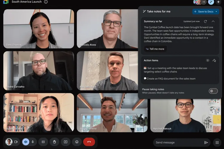 Google Meet hat eine künstliche Intelligenz vorgestellt, die anstelle des Nutzers an einem Meeting teilnehmen kann Google Meet hat eine künstliche Intelligenz vorgestellt, die anstelle des Nutzers an einem Meeting teilnehmen kann