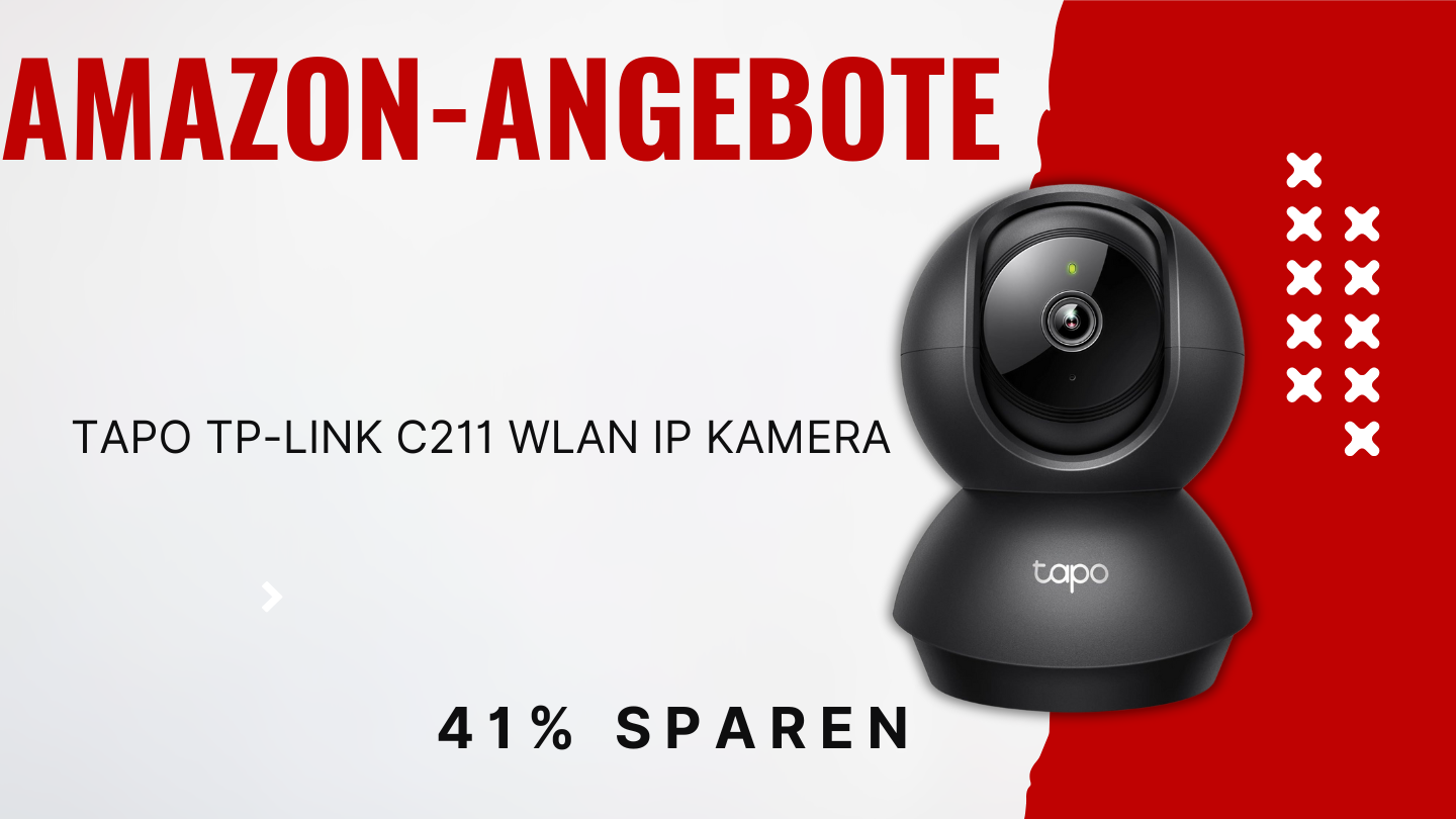 Tapo TP-Link C211 WLAN Überwachungskamera – Jetzt 13€ günstiger mit 41% Rabatt!