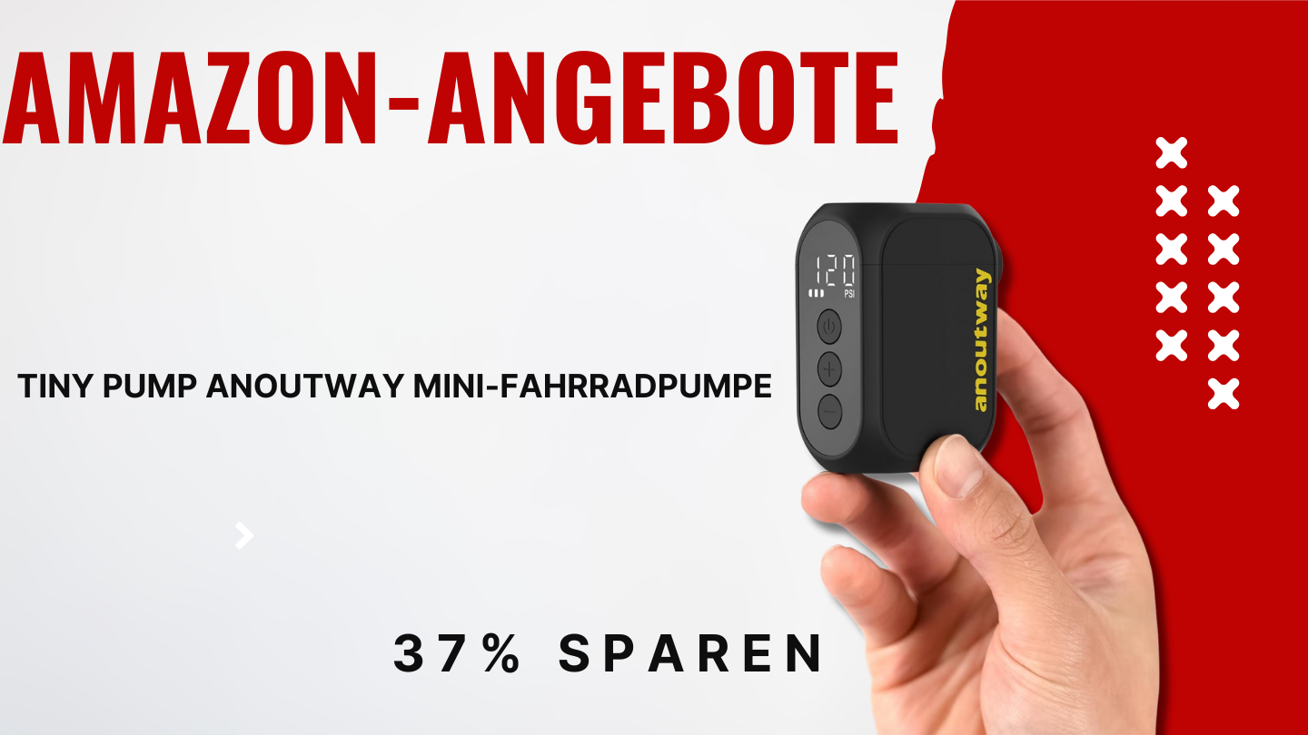 Anoutway Tiny Pump Mini-Fahrradpumpe – Elektrisch und smart für 31€ weniger! Anoutway Tiny Pump Mini-Fahrradpumpe – Elektrisch und smart für 31€ weniger!