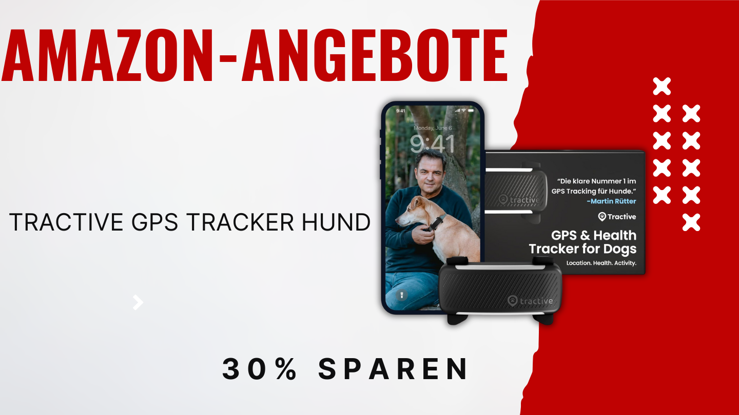 Tractive GPS Tracker für Hunde – Jetzt 30% sparen und 20€ weniger zahlen! Tractive GPS Tracker für Hunde – Jetzt 30% sparen und 20€ weniger zahlen!