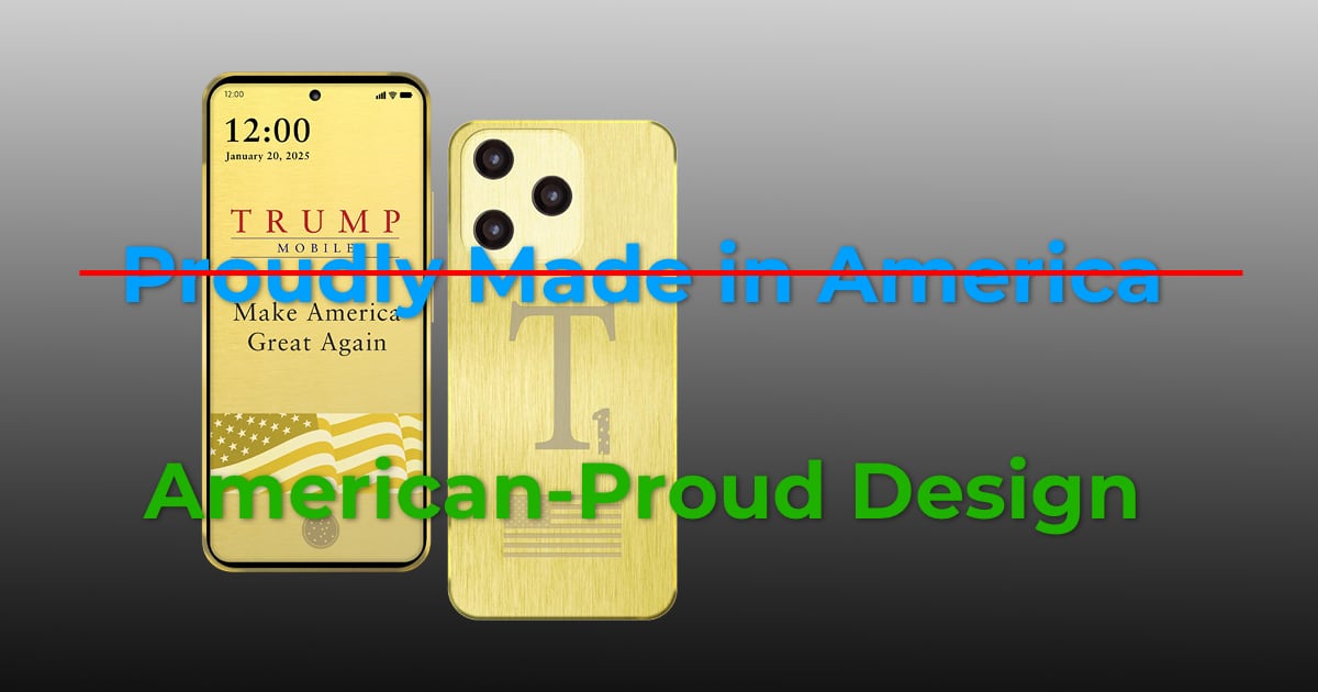 Trump Phone T1: Ein Blick auf die Collage des Flaggschiffs