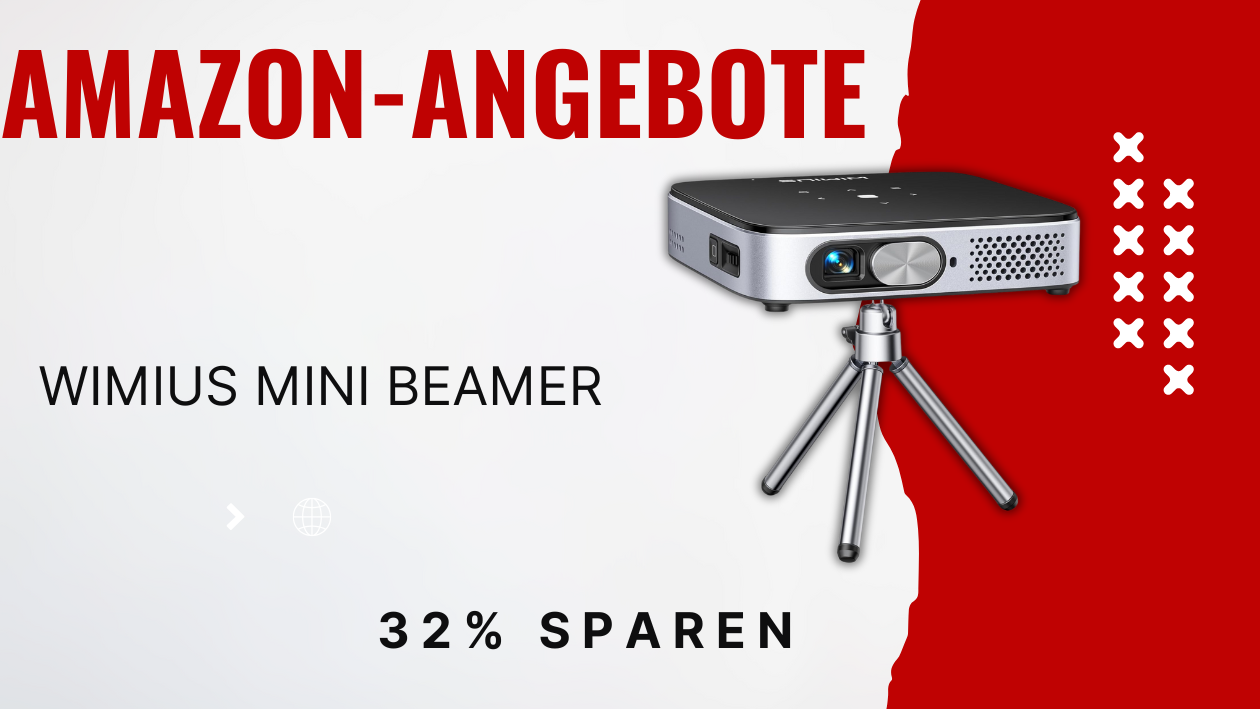 Tech-Deal der Woche: Sichern Sie sich den WiMiUS Mini Beamer mit Rabatt Schnäppchenalarm: Der WiMiUS Mini Beamer jetzt reduziert!