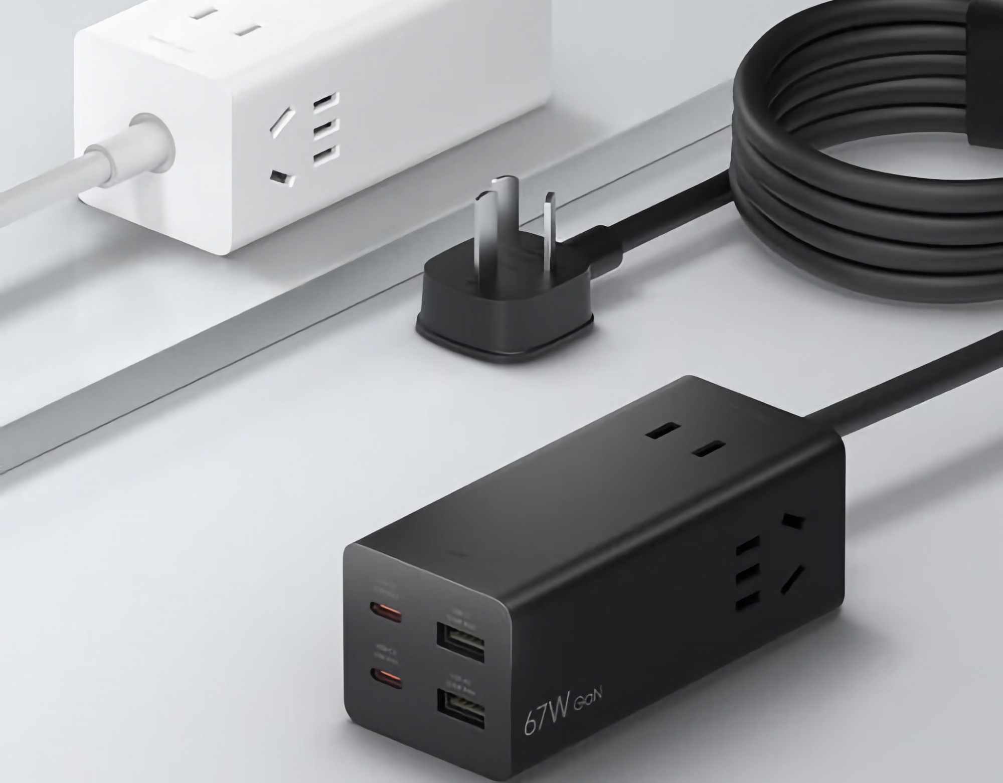 Xiaomi hat ein Tischladegerät mit einem 1,5 Meter langen Kabel, 67 W Leistung und mehreren Anschlüssen vorgestellt Xiaomi hat ein Tischladegerät mit einem 1,5 Meter langen Kabel, 67 W Leistung und mehreren Anschlüssen vorgestellt