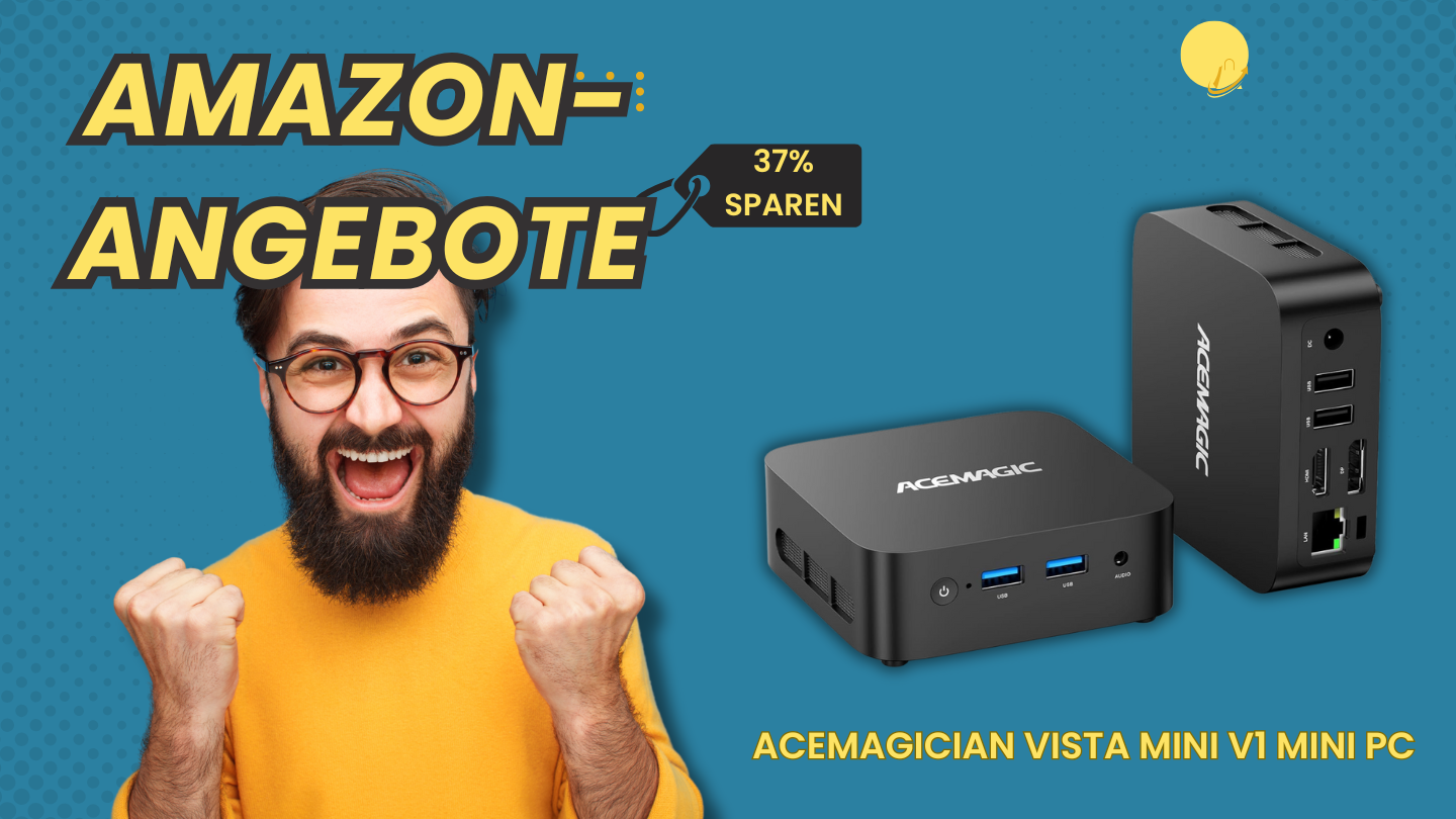 ACEMAGICIAN Vista Mini V1 mit Intel Alder Lake-N97 – Jetzt 37% sparen! ACEMAGICIAN Vista Mini V1 mit Intel Alder Lake-N97 – Jetzt 37% sparen!