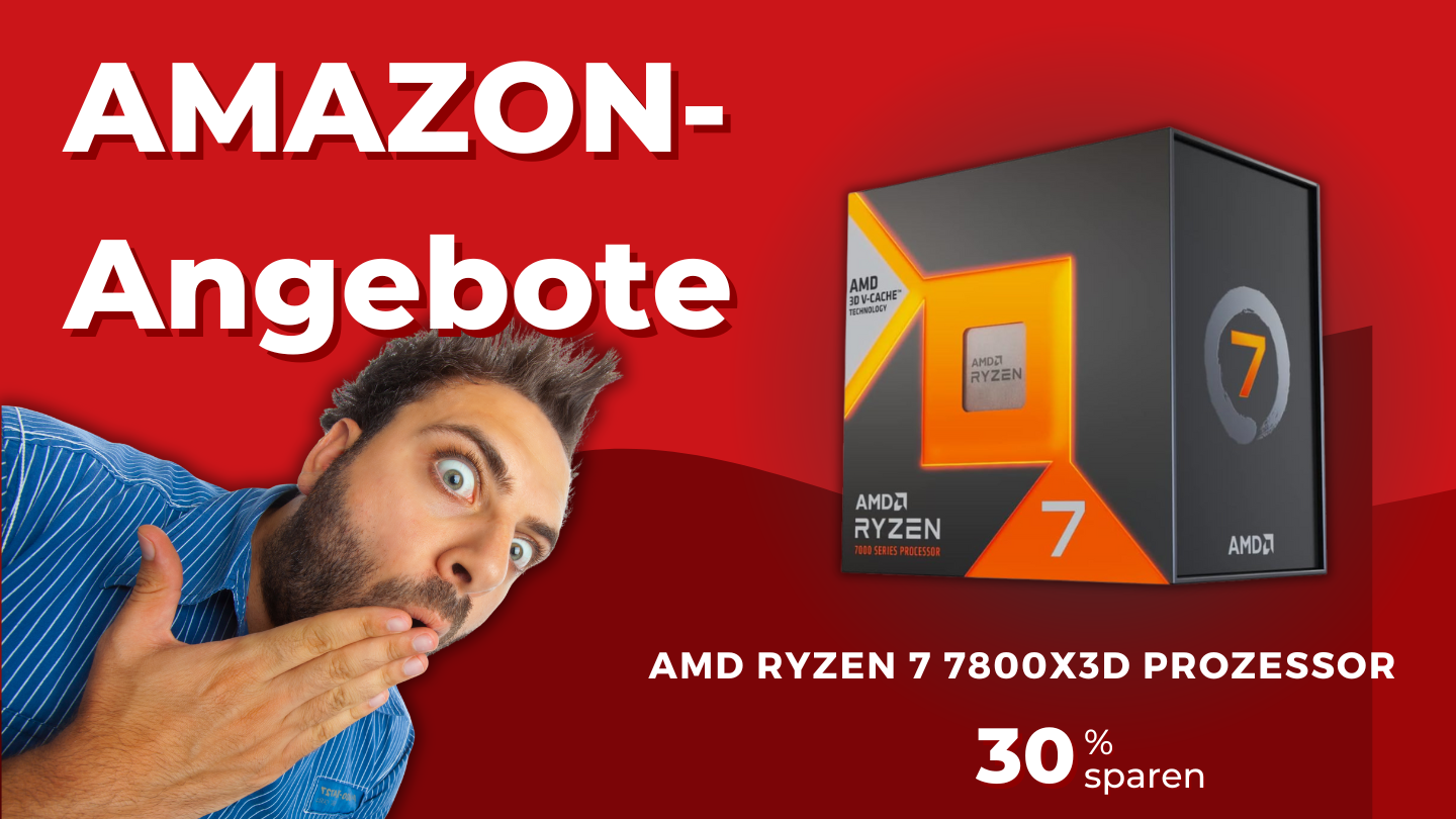 AMD Ryzen 7 7800X3D Gaming-Prozessor – Jetzt 30% weniger zahlen AMD Ryzen 7 7800X3D Gaming-Prozessor – Jetzt 30% weniger zahlen