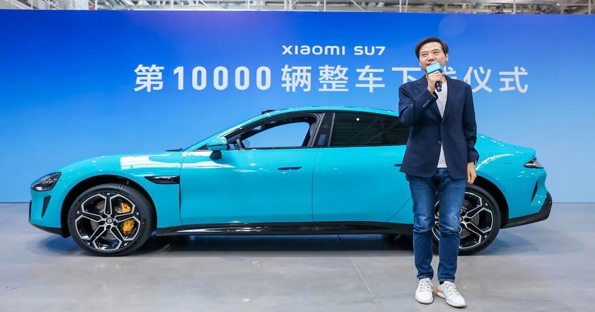 Xiaomi produzierte 10.000 SU7-Elektroautos in nur 32 Tagen Xiaomi produzierte 10.000 SU7-Elektroautos in nur 32 Tagen