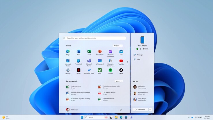 Windows 11 Startmenü unterstützt jetzt das iPhone Windows 11: Wie das iPhone ins Startmenü kam