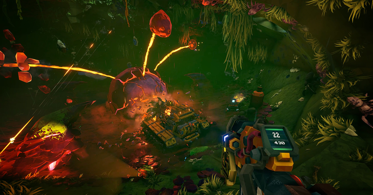 Ein Simulator, in dem Zwerge in Höhlen kämpfen: Der galaktische Koop-Shooter Deep Rock ist bis zum 17. August für 10 Dollar auf Steam erhältlich. Ein Simulator, in dem Zwerge in Höhlen kämpfen: Der galaktische Koop-Shooter Deep Rock ist bis zum 17. August für 10 Dollar auf Steam erhältlich.