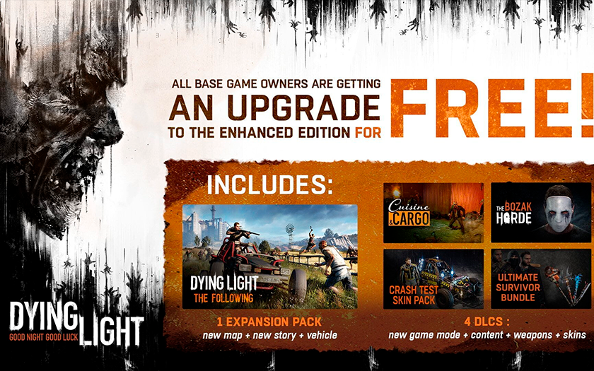 Update für alle: Die Enhanced Edition für Dying Light steht Besitzern der Standard Edition zur Verfügung Update für alle: Die Enhanced Edition für Dying Light steht Besitzern der Standard Edition zur Verfügung