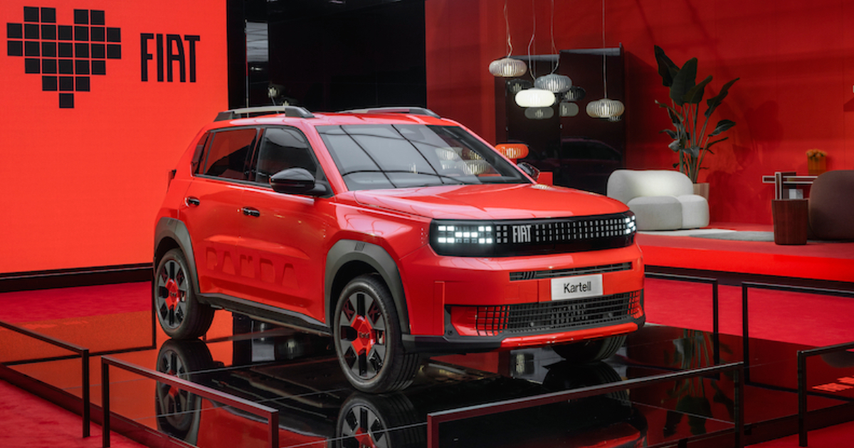 Stilvolles Design mit Innovation verbinden: Der Fiat Grande Panda Kartell wurde enthüllt Fiat Grande Panda Kartell: Eine stilvolle Evolution für Autofans