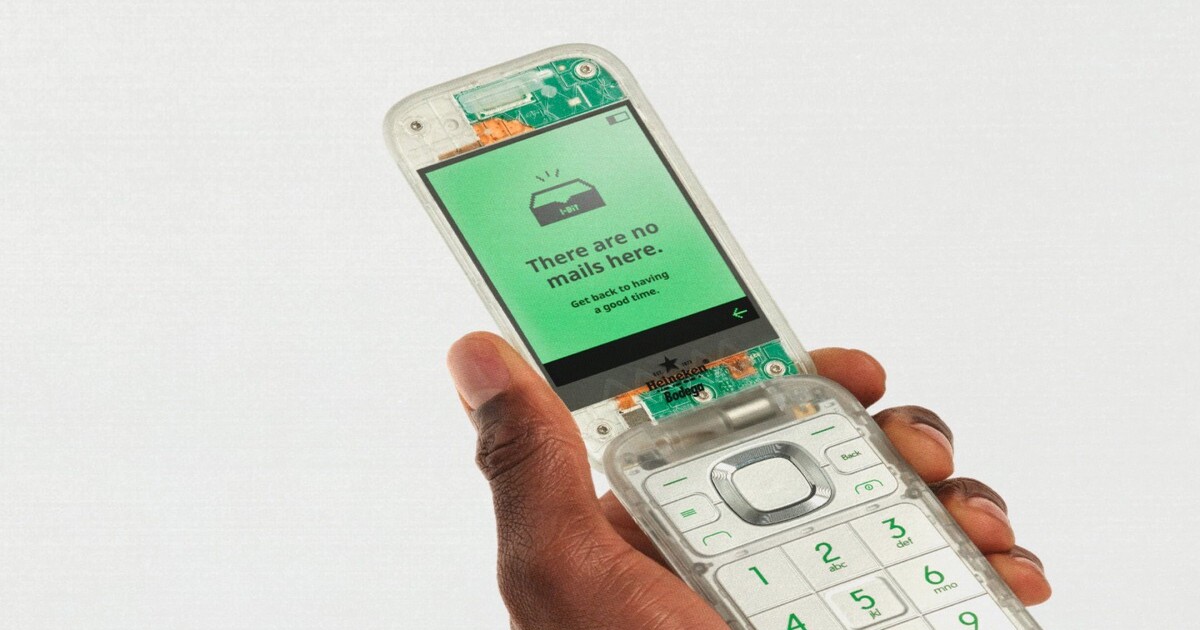 Bier und Technik: Heineken präsentiert sein eigenes Telefon Bier und Technik: Heineken präsentiert sein eigenes Telefon