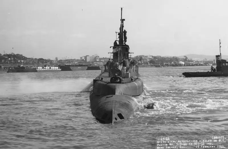 Die legendäre USS Harder, ein U-Boot aus dem Zweiten Weltkrieg, wurde auf dem Grund des Südchinesischen Meeres gefunden Die legendäre USS Harder, ein U-Boot aus dem Zweiten Weltkrieg, wurde auf dem Grund des Südchinesischen Meeres gefunden