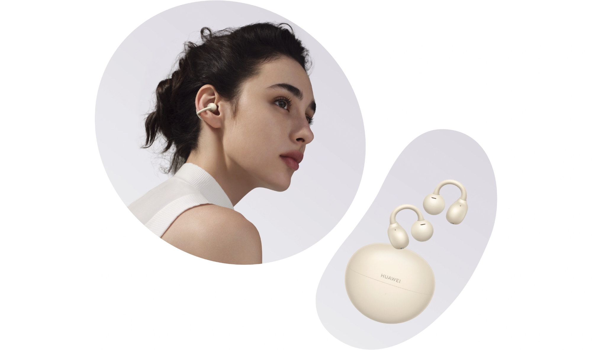Huawei hat eine neue Version von FreeClip in der Farbe Beige vorgestellt
